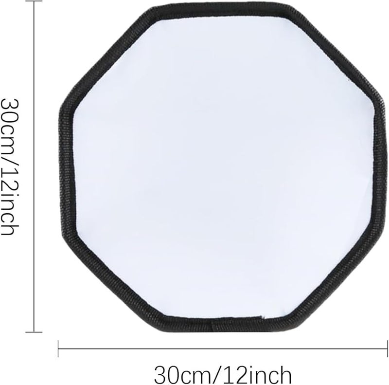 30 سم مظلة فلاش ثمانية الأضلاع قابلة للطي معدل إضاءة عالمي لكاميرات DSLR - Image 5